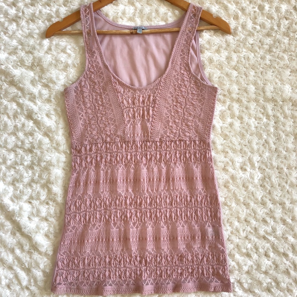 Charlotte Russe Lace Tank
